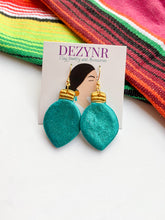 Load image into Gallery viewer, Teal Christmas lights