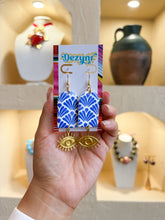 Load image into Gallery viewer, Blue Talavera evil eye