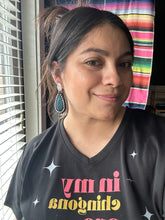 Load image into Gallery viewer, Black Teardrop with Turquoise