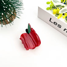 Load image into Gallery viewer, Red Apple Hair Clip