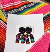 Load image into Gallery viewer, Black Embroidered Dominica