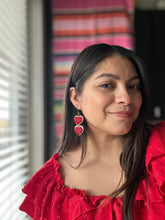 Load image into Gallery viewer, Red Concha Hearts