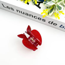 Load image into Gallery viewer, Red Apple Hair Clip