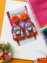 Load image into Gallery viewer, Day of the Dead Altar earrings