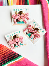 Load image into Gallery viewer, Pink Pearl Bows