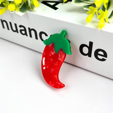 Load image into Gallery viewer, Chili pepper Hair Clip