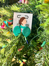 Load image into Gallery viewer, Teal Christmas Lights