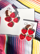 Load image into Gallery viewer, Red Concha Hearts