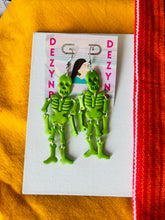 Load image into Gallery viewer, Metallic Green Skeletons