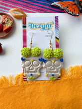 Load image into Gallery viewer, Sugar Skulls - green marigolds