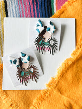 Load image into Gallery viewer, White Turquoise with Sun Charm
