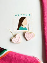 Load image into Gallery viewer, Pink Concha Hoops