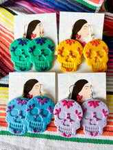 Load image into Gallery viewer, Grape and Magenta Large Skull