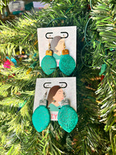 Load image into Gallery viewer, Teal Christmas Lights