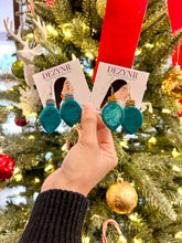 Load image into Gallery viewer, Teal Christmas lights