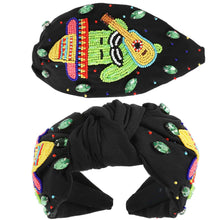Load image into Gallery viewer, Cactus Cinco De Mayo Headband