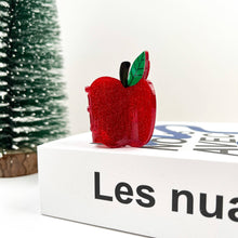 Load image into Gallery viewer, Red Apple Hair Clip