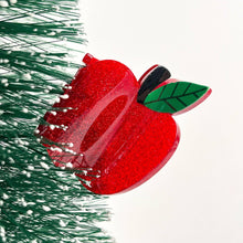 Load image into Gallery viewer, Red Apple Hair Clip