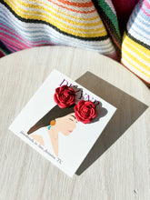 Load image into Gallery viewer, Como la Flor in Red