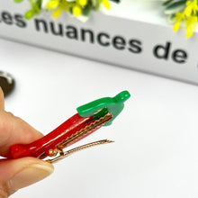 Load image into Gallery viewer, Chili pepper Hair Clip
