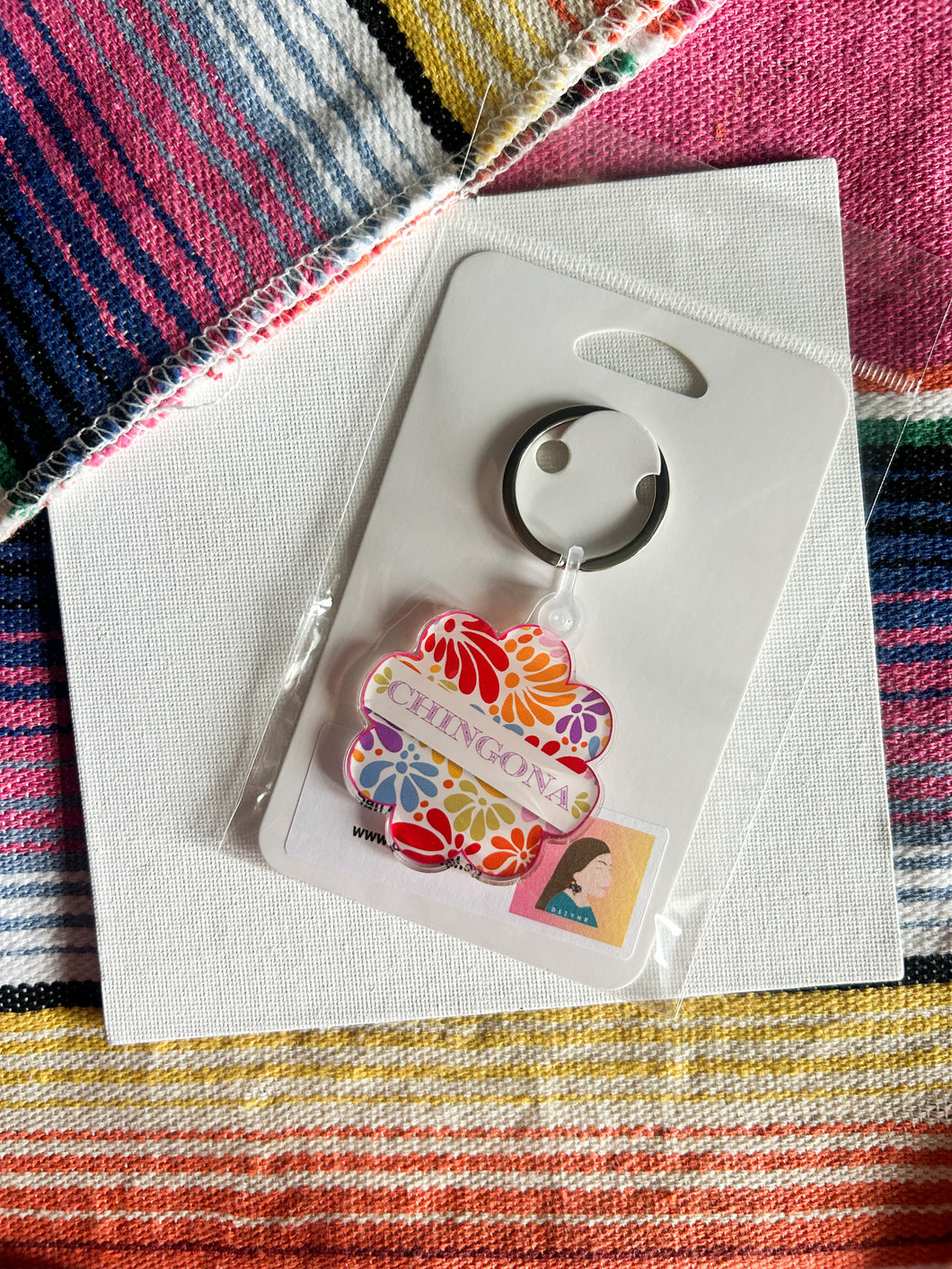 Chingona keychain