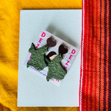 Load image into Gallery viewer, Floral Texas in Olive Green
