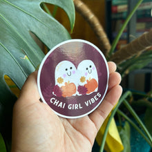Load image into Gallery viewer, Chai Girl Vibes sticker
