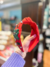 Load image into Gallery viewer, Red Christmas Bow headband
