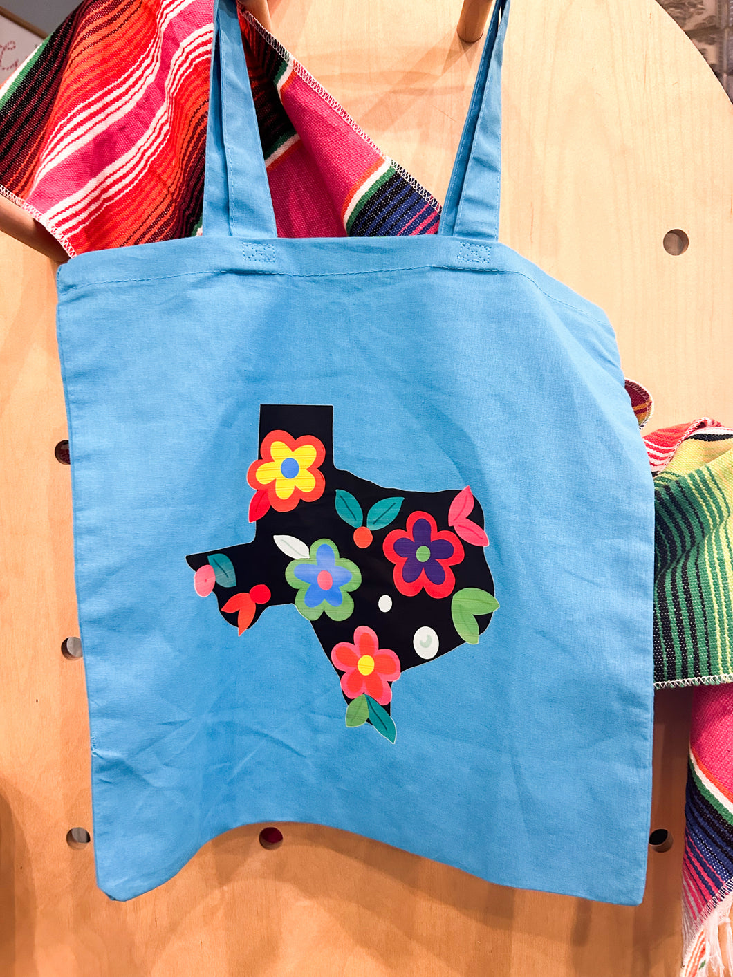 Texas Embroidered Tote Bag
