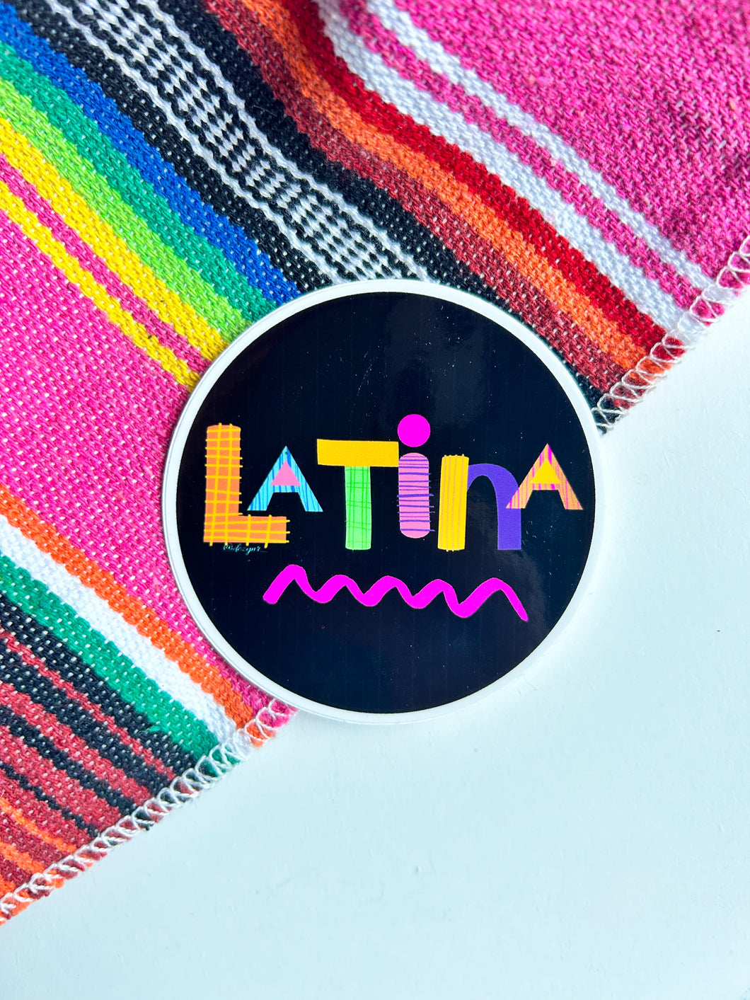 Latina sticker