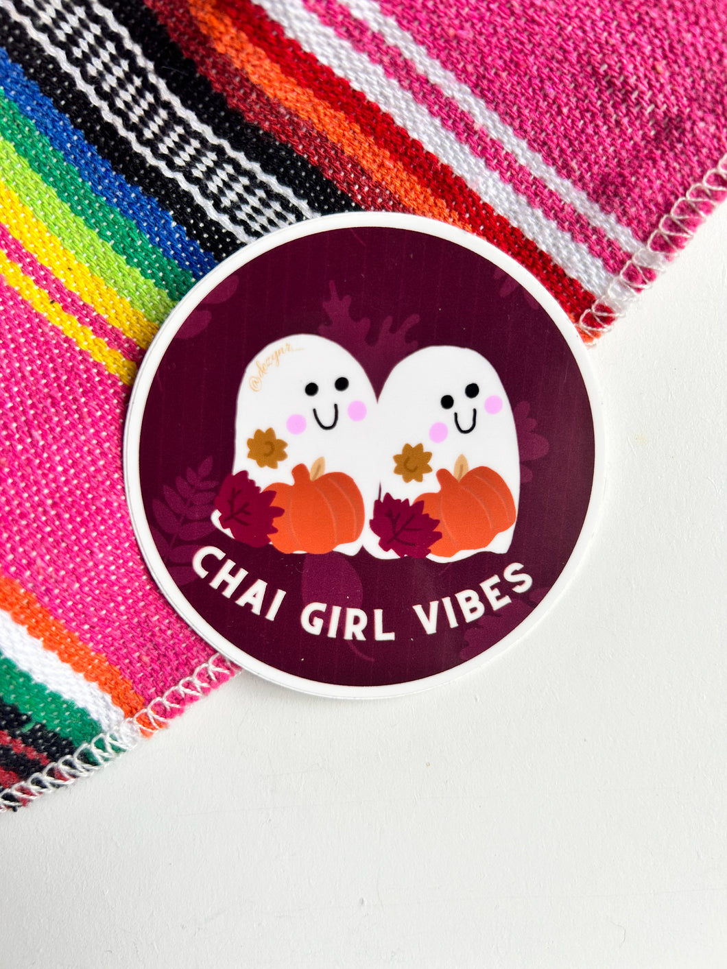 Chai Girl Vibes sticker