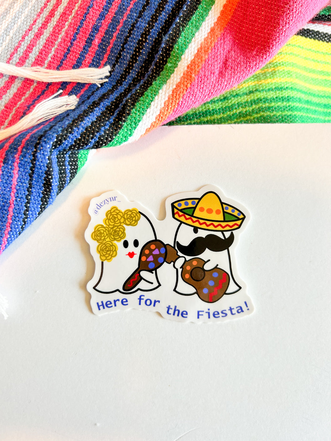 Fiesta Ghostie sticker