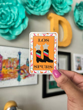 Load image into Gallery viewer, Spurs Loteria Sticker
