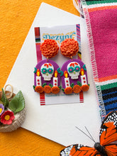 Load image into Gallery viewer, Day of the Dead Altar earrings
