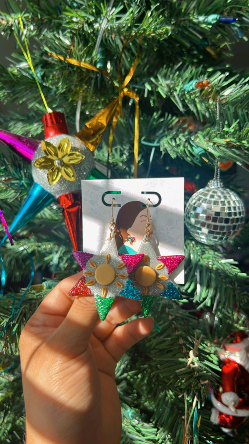 Pinata de Posada earrings