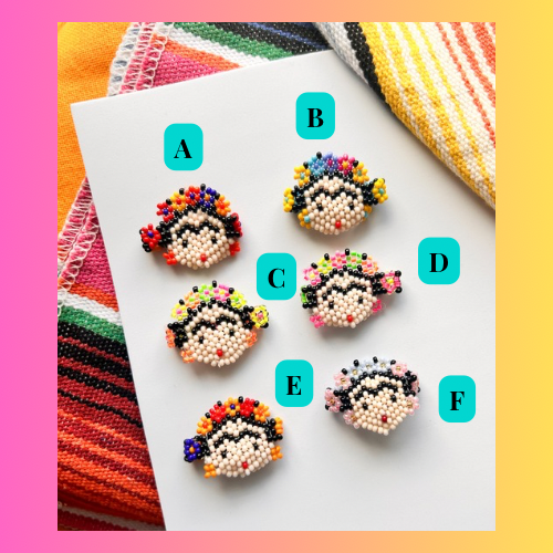 Beaded Frida rings