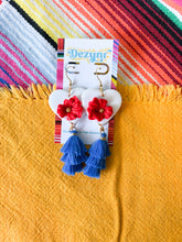 Load image into Gallery viewer, USA Heart Tassels
