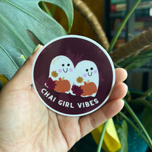 Load image into Gallery viewer, Chai Girl Vibes sticker
