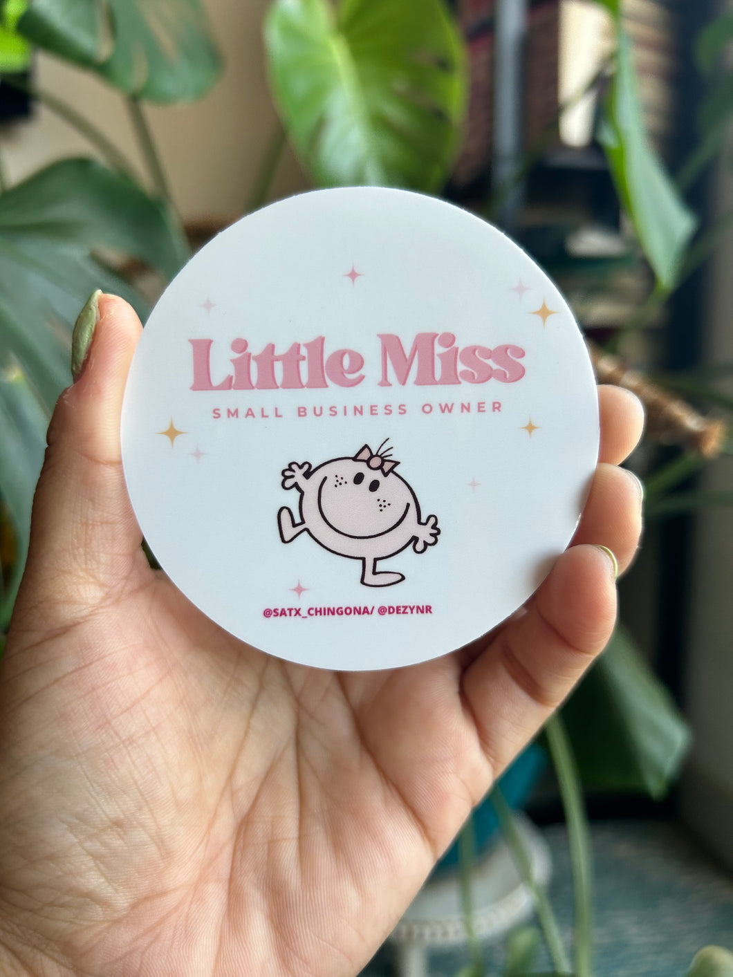 Little Miss Small Business Owner sticker