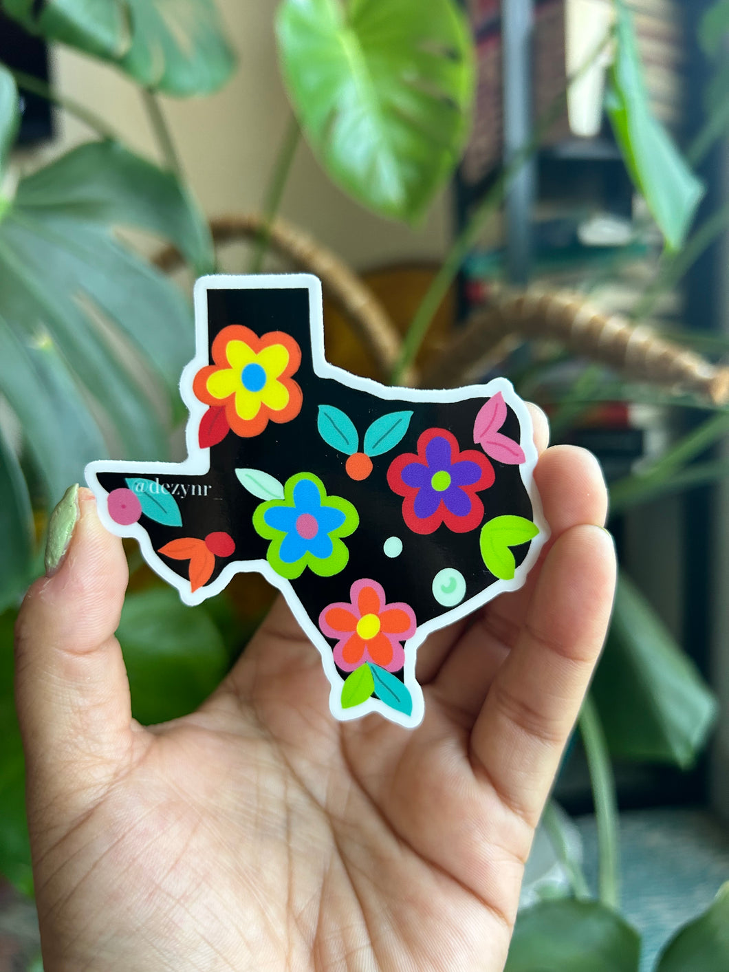 Texas Embroidery sticker
