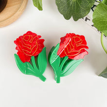 Load image into Gallery viewer, Elegant Rose Hair Clip
