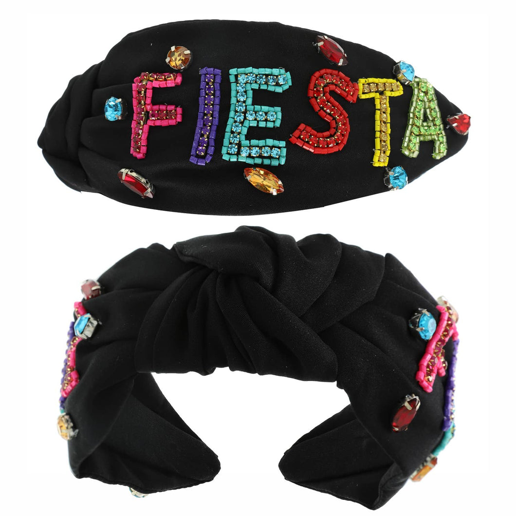 Fiesta Black Headband