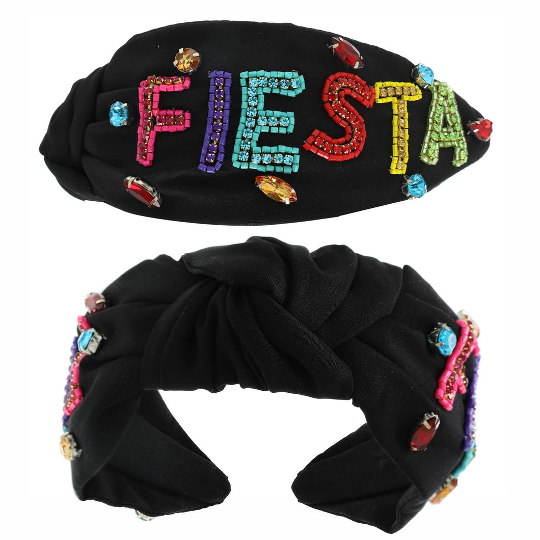 Fiesta - Black Headband