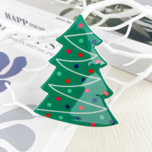 Load image into Gallery viewer, hair claw clip: Christmas Tree
