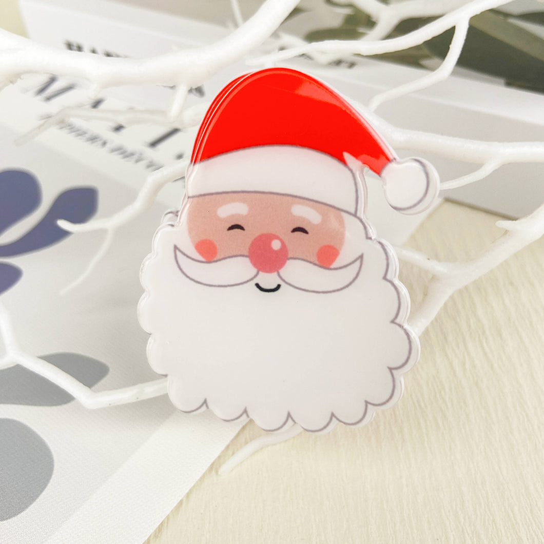 Christmas hair clip: Santa Claus